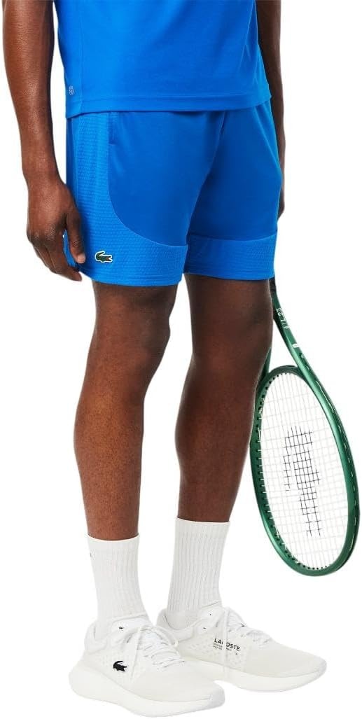 image:imageLacoste Mens Ultra Dry Stretch Tennis ShortsGipsy Blue