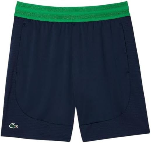 image:imageLacoste Mens Ultra Dry Stretch Tennis ShortsNavy Blue
