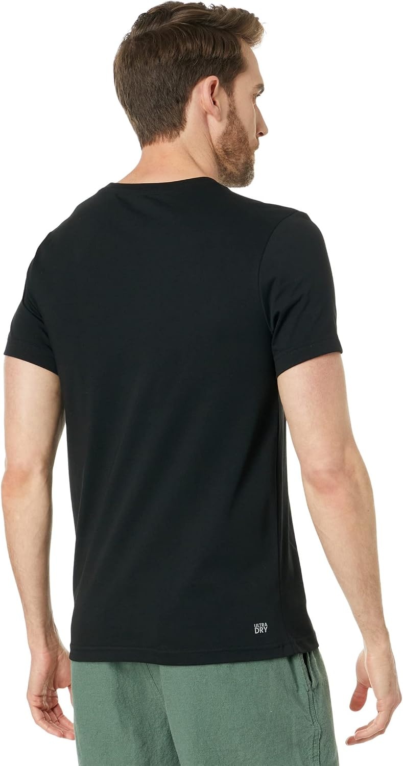 image:imageLacoste Mens Ultra Dry XXL Logo Sport TshirtBlackCorrida