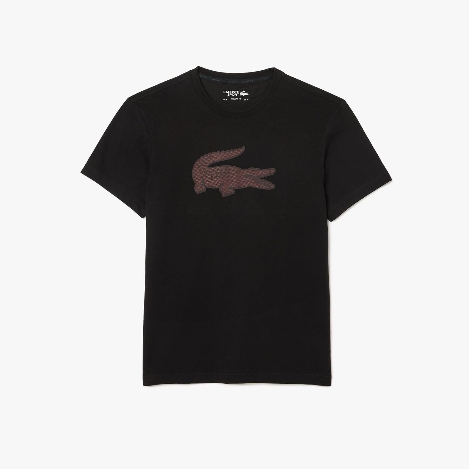 image:imageLacoste Mens Ultra Dry XXL Logo Sport TshirtBlackExpresso