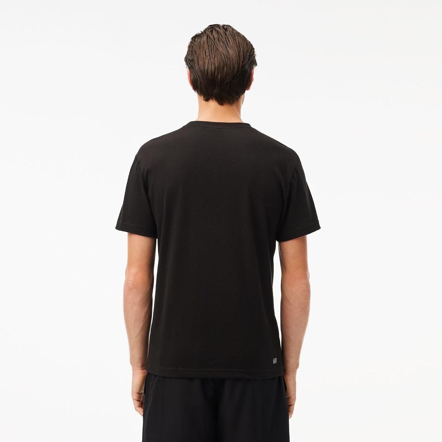 image:imageLacoste Mens Ultra Dry XXL Logo Sport TshirtBlackExpresso