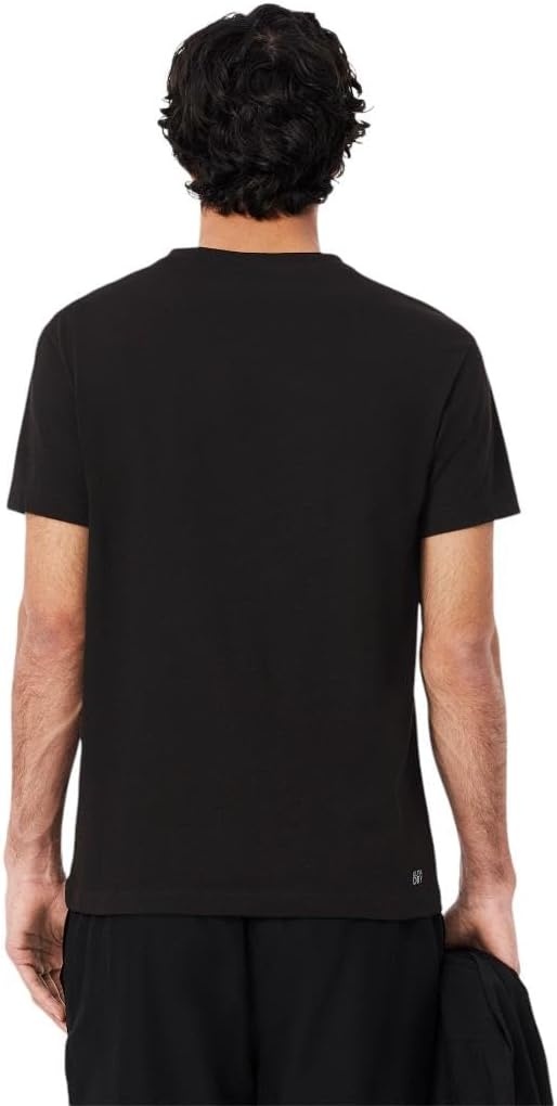 image:imageLacoste Mens Ultra Dry XXL Logo Sport TshirtBlackKhaki