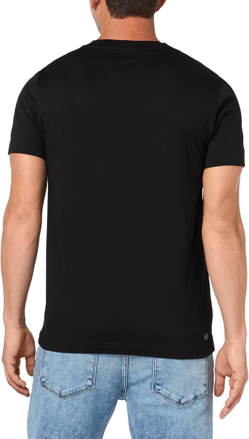 image:imageLacoste Mens Ultra Dry XXL Logo Sport TshirtBlackLadigue