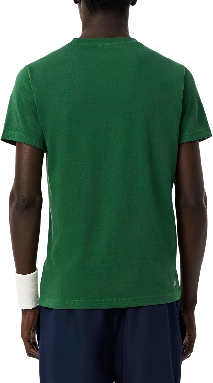 image:imageLacoste Mens Ultra Dry XXL Logo Sport TshirtGreenFlour