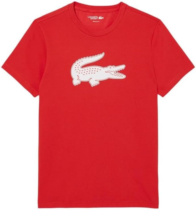 image:imageLacoste Mens Ultra Dry XXL Logo Sport TshirtGrenadineWhite