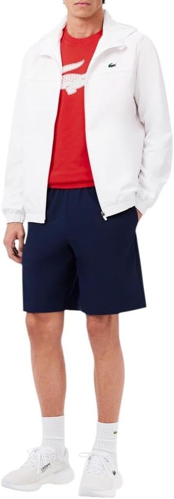 image:imageLacoste Mens Ultra Dry XXL Logo Sport TshirtGrenadineWhite