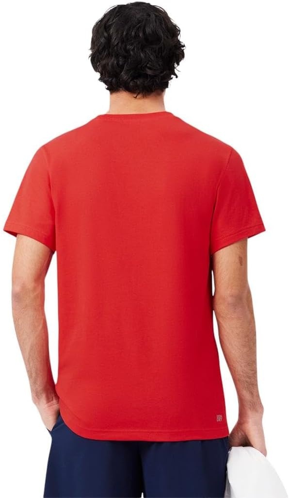image:imageLacoste Mens Ultra Dry XXL Logo Sport TshirtGrenadineWhite