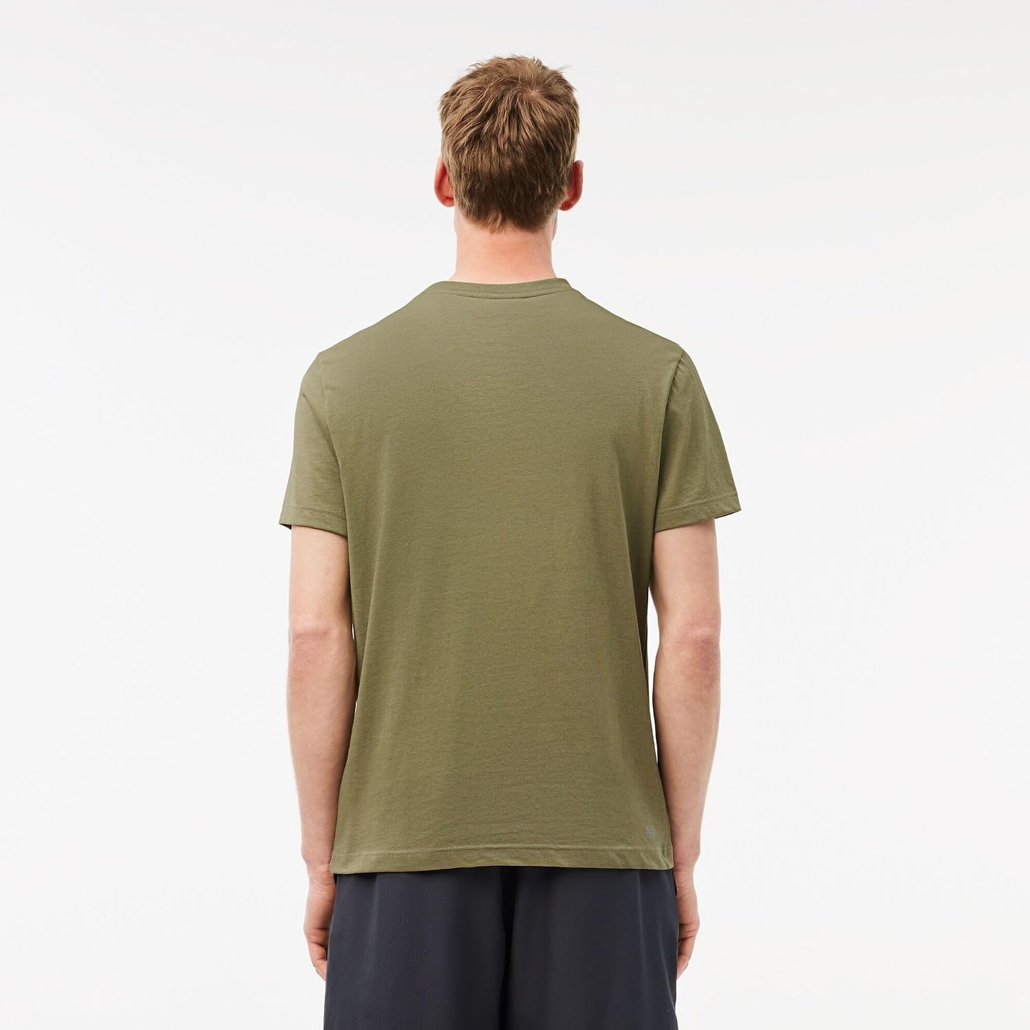 image:imageLacoste Mens Ultra Dry XXL Logo Sport TshirtKhakiBlack