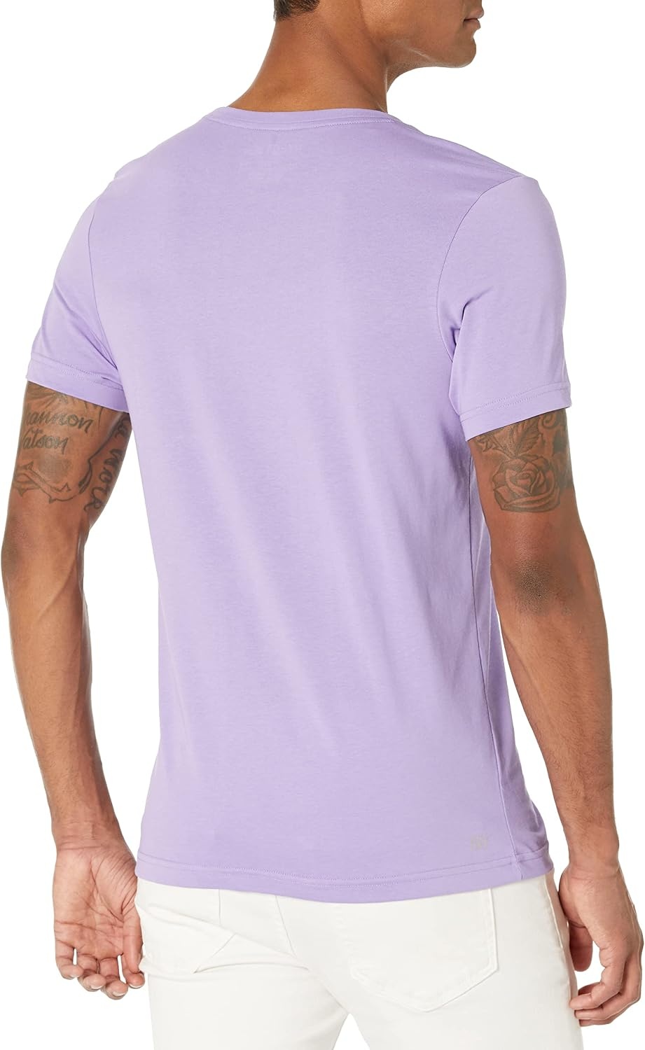 image:imageLacoste Mens Ultra Dry XXL Logo Sport TshirtNeva PurpleNavy Blue