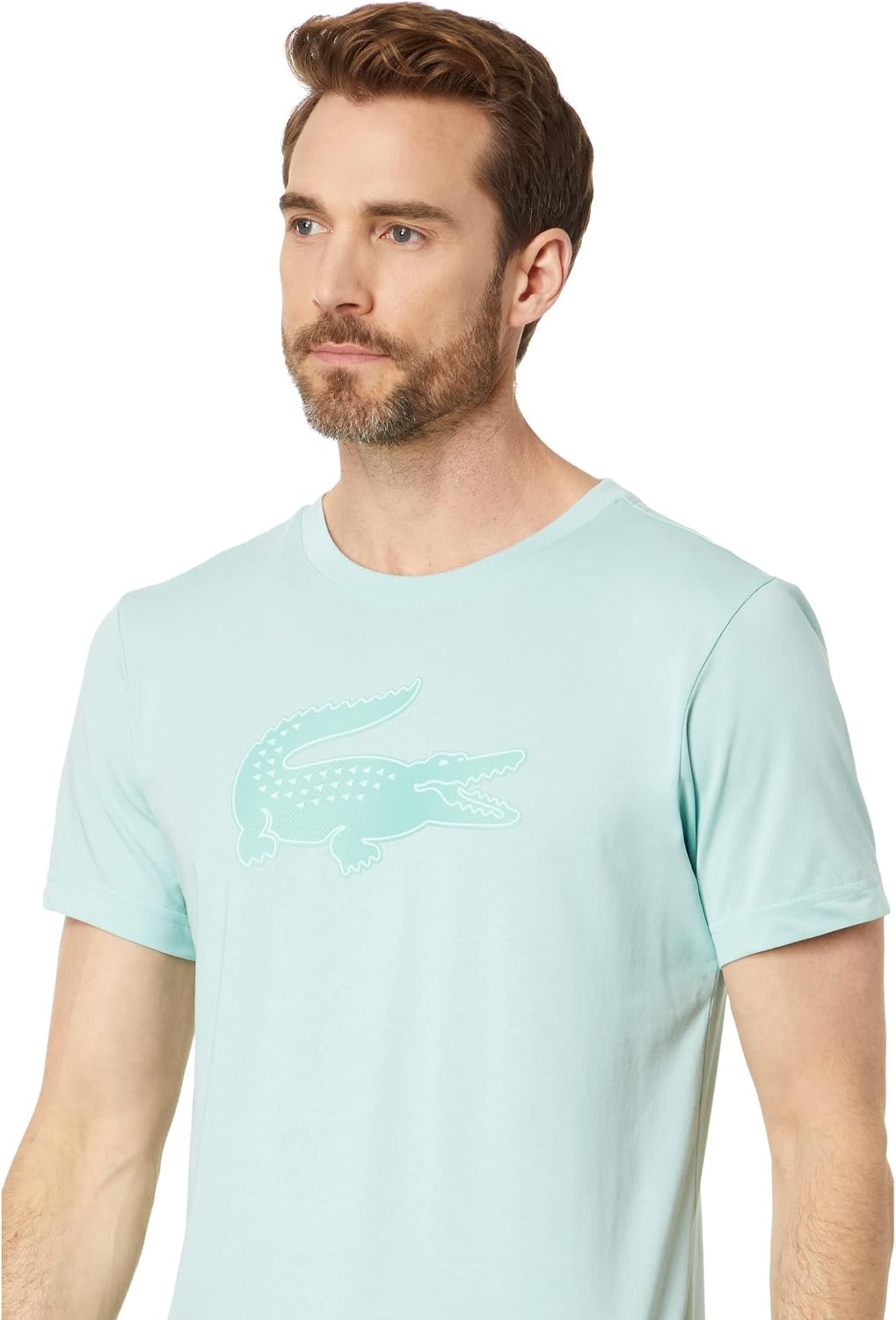 image:imageLacoste Mens Ultra Dry XXL Logo Sport TshirtPastille MintFlorida
