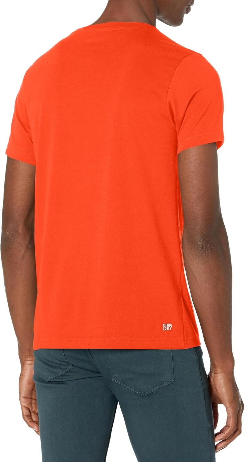 image:imageLacoste Mens Ultra Dry XXL Logo Sport TshirtSunriseWhite