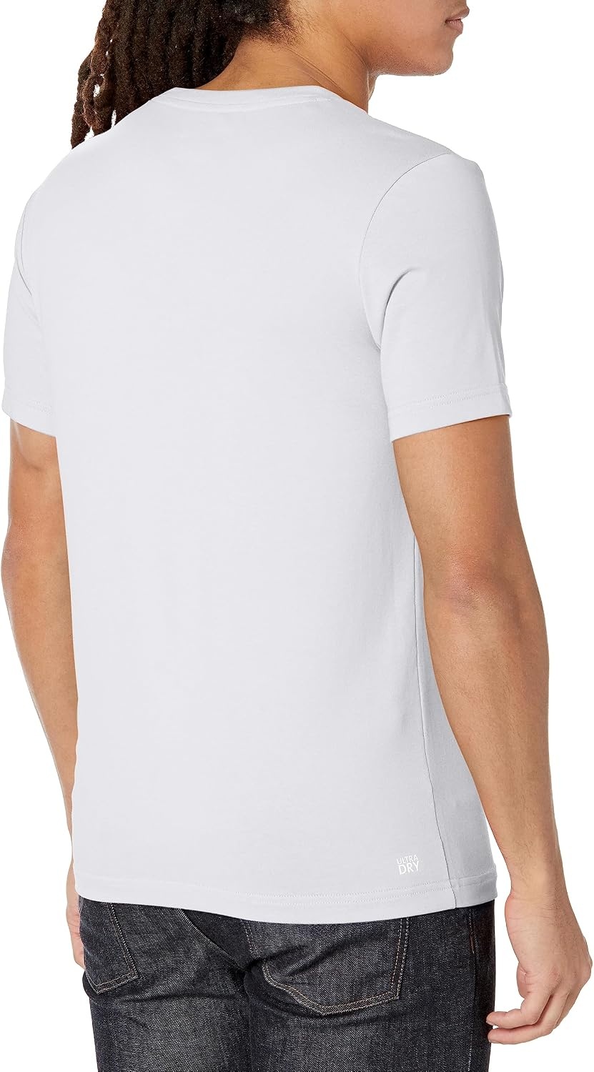 image:imageLacoste Mens Ultra Dry XXL Logo Sport TshirtWhiteKingdom