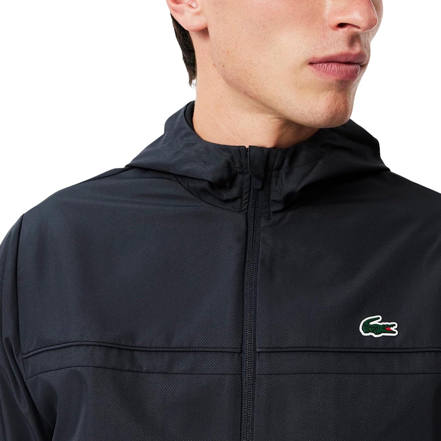 image:imageLacoste Mens WaterRepellent Sport Track JacketGraphiteGraphite