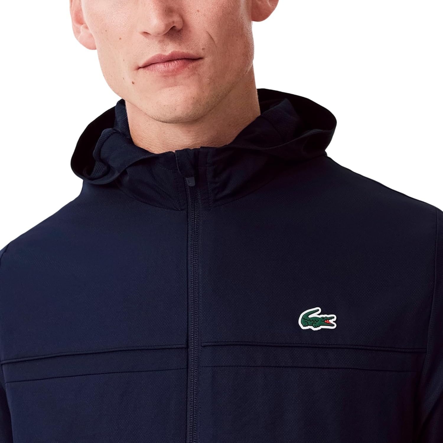 image:imageLacoste Mens WaterRepellent Sport Track JacketNavy BlueNavy BlueNavy