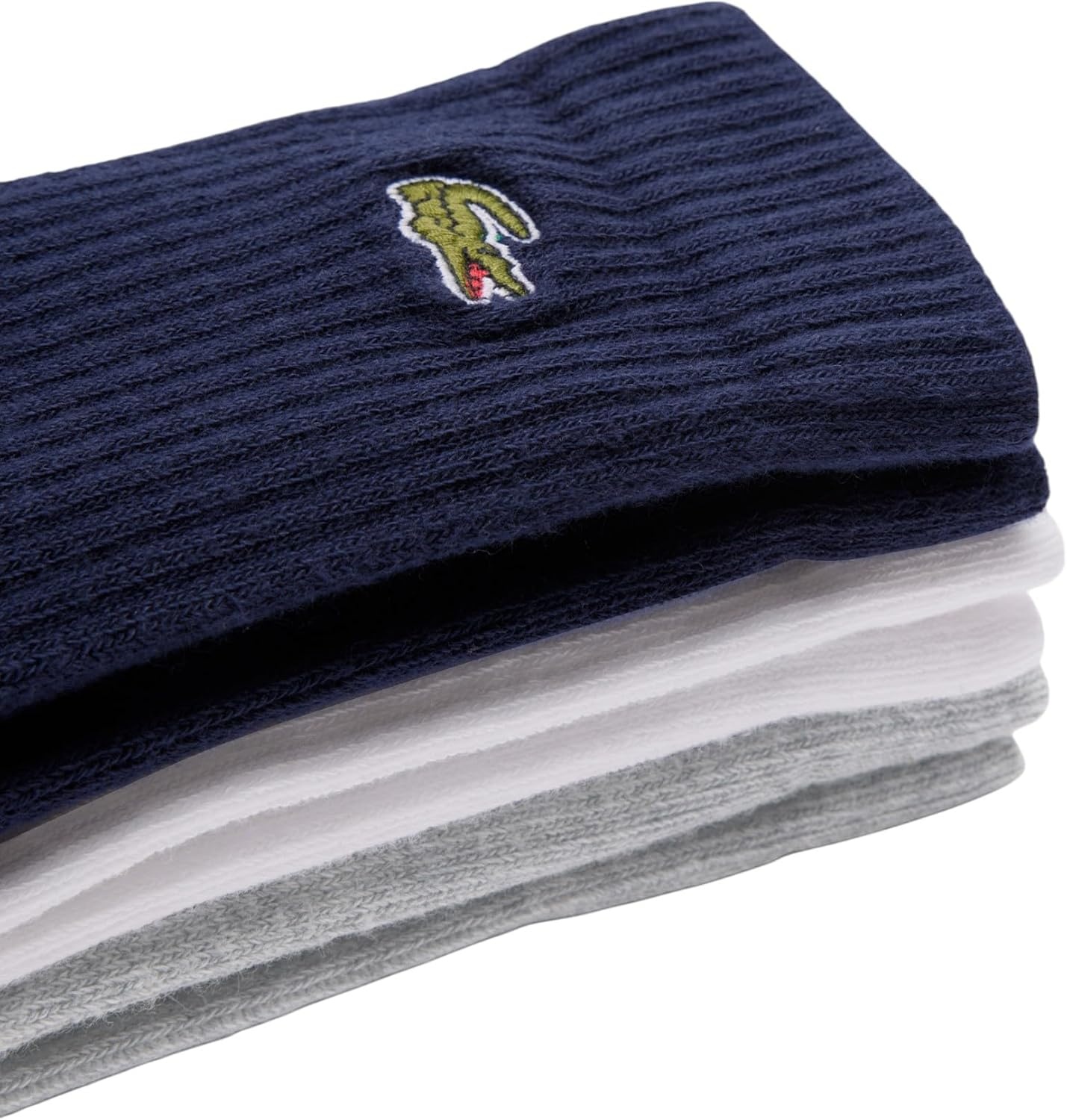 image:imageLacoste Sport Socks 3packGrey Chine White Navy Blue