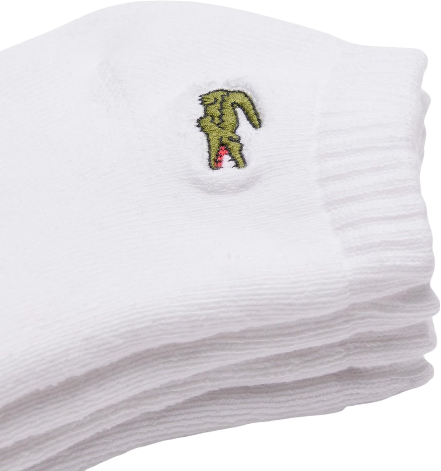 image:imageLacoste Unisex Sport 2Pack Jersey Cotton SocksWhite