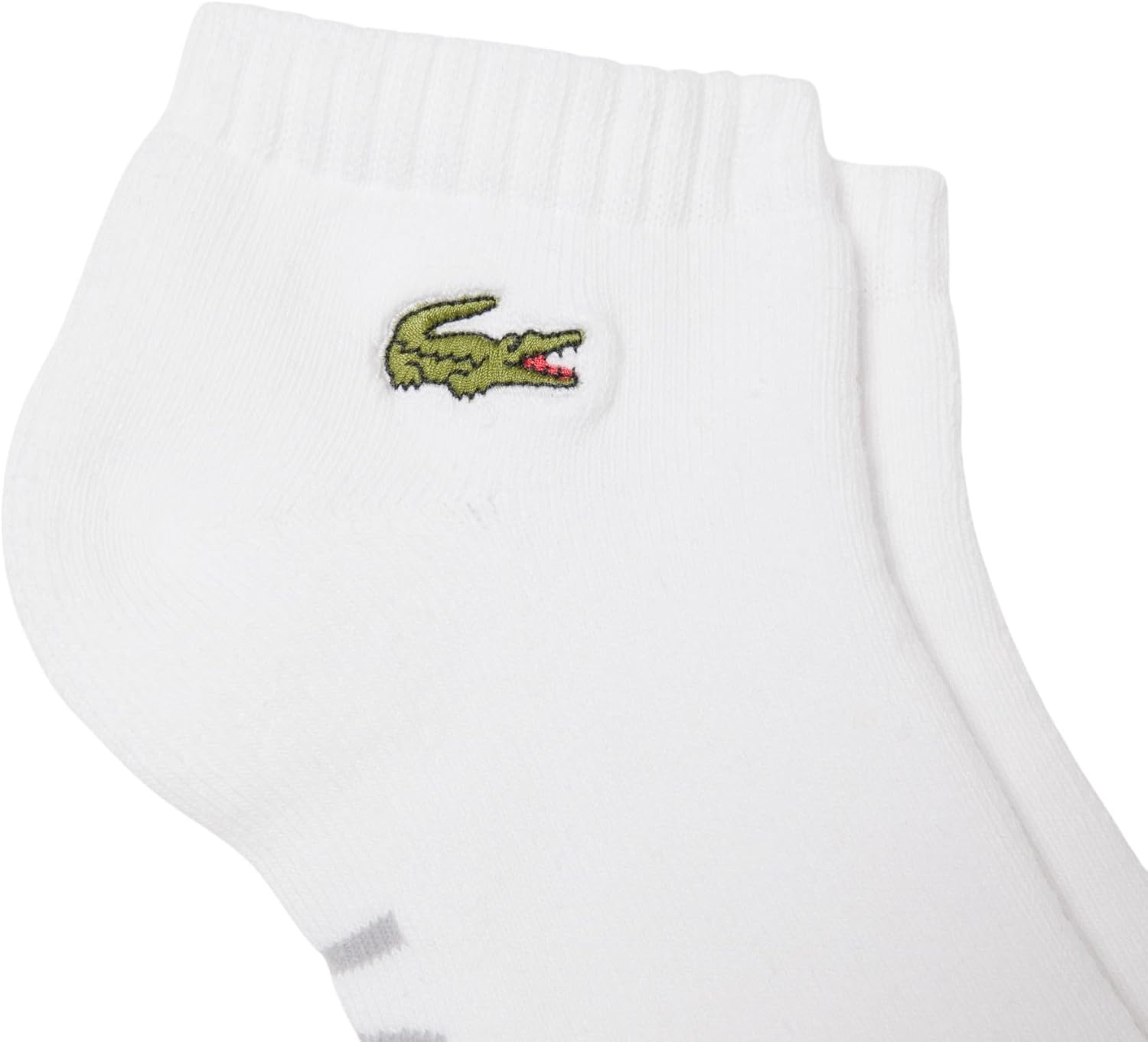 image:imageLacoste Unisex Sport 2Pack Jersey Cotton SocksWhite