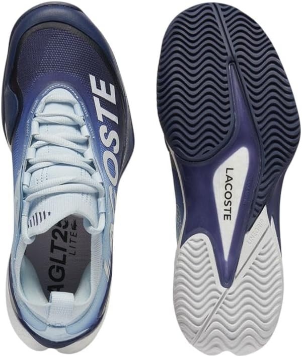 image:imageLacoste Womens Aglt25 Lite SneakerLight BlueDark Blue