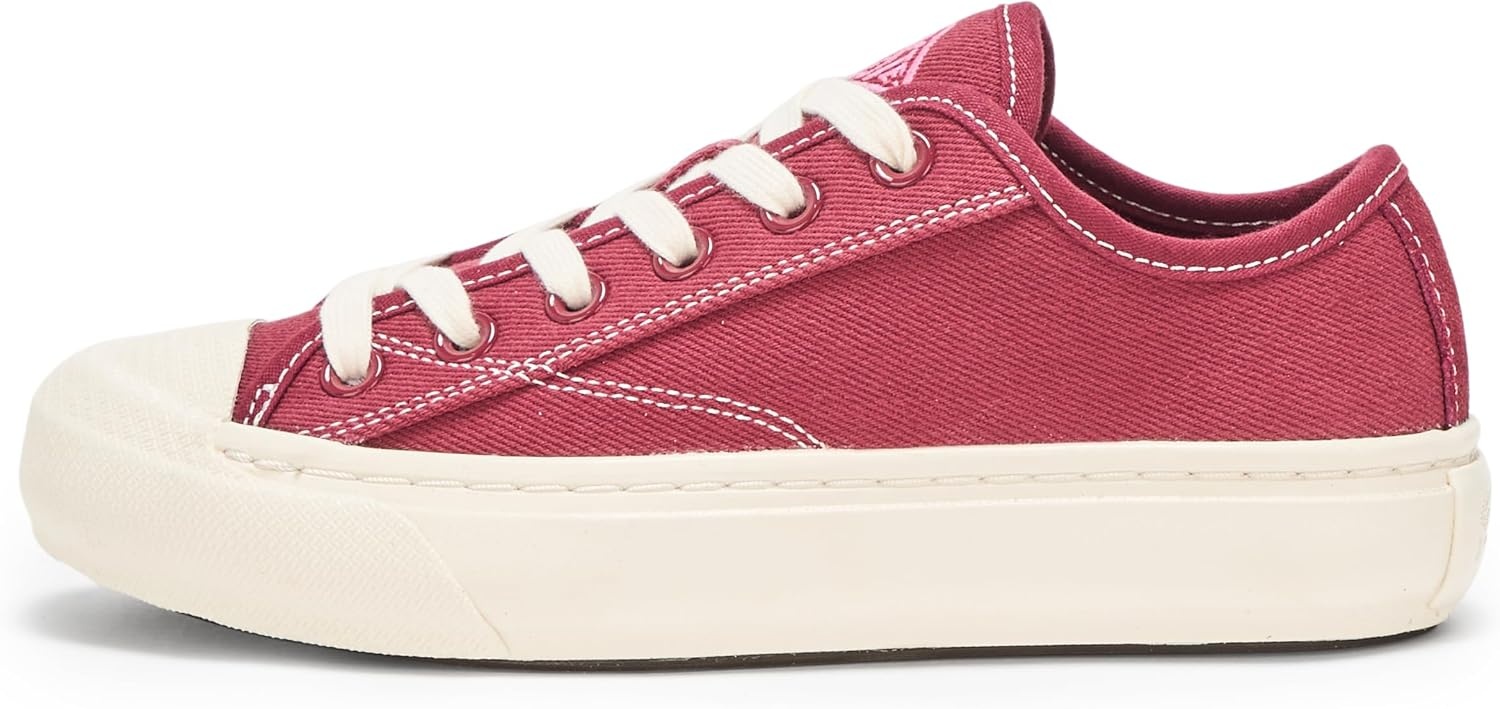 image:imageLacoste Womens Backcourt 20 SneakerBurgundyOff White