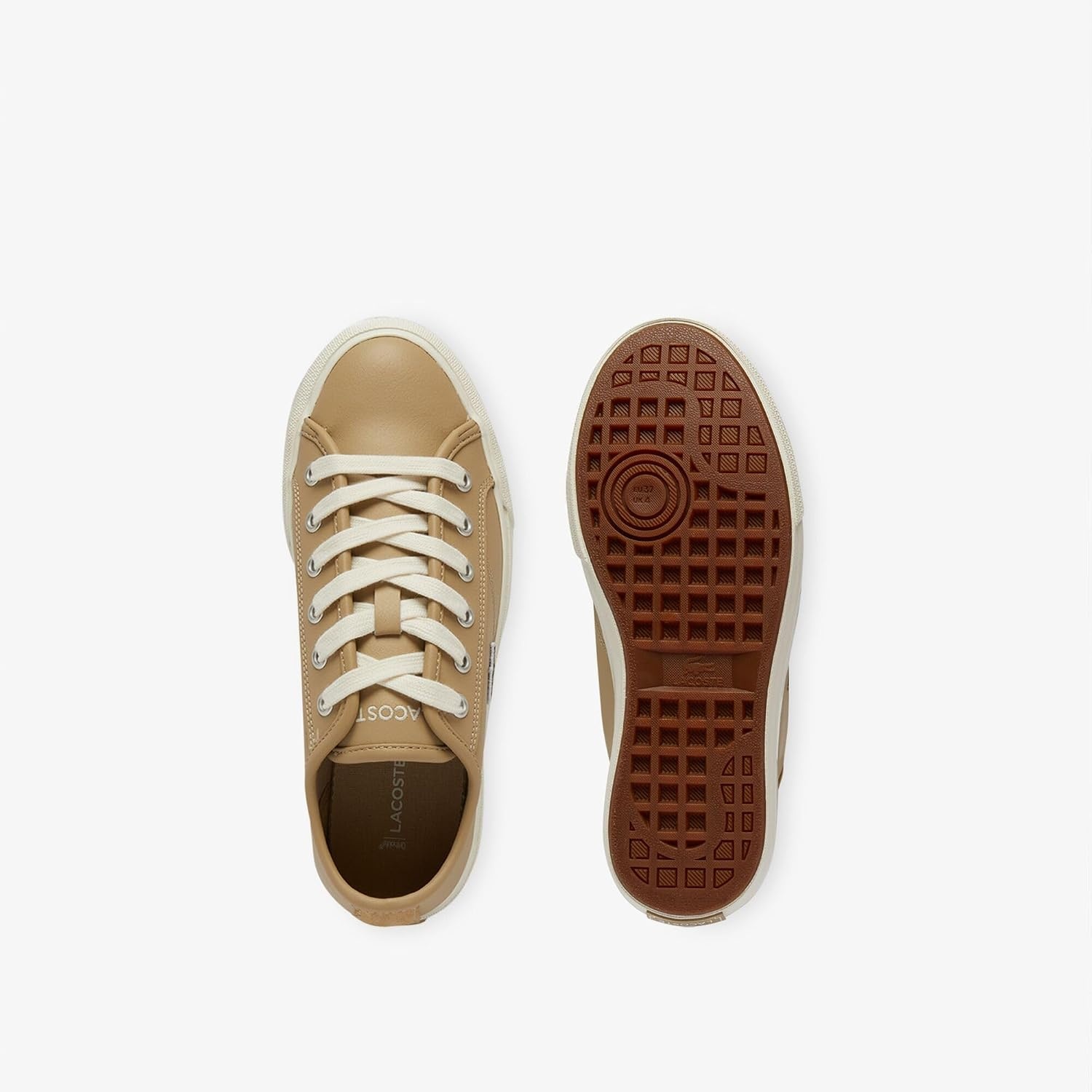 image:imageLacoste Womens Backcourt 20 SneakerLight BrownOff White