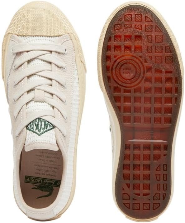 image:imageLacoste Womens Backcourt SneakerWhiteLight Tan
