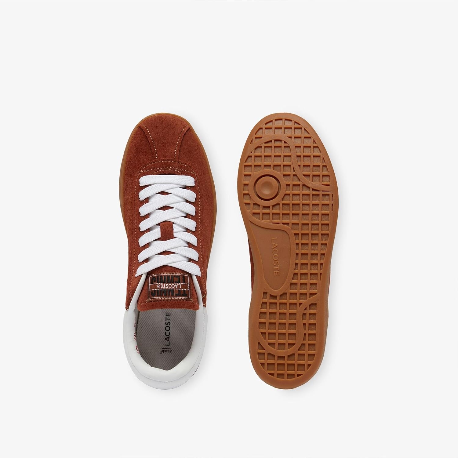 image:imageLacoste Womens Baseshot SneakerBrownGum