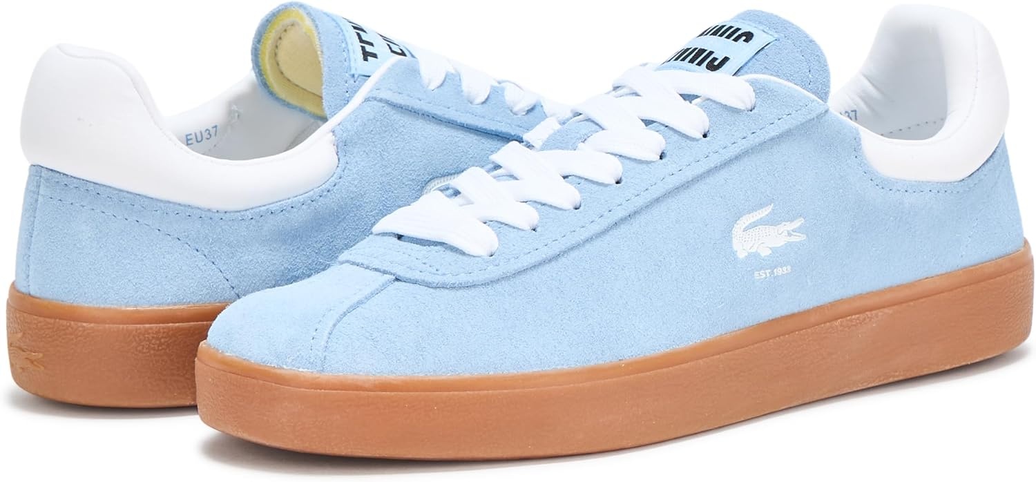 image:imageLacoste Womens Baseshot SneakerLight BlueDark Gum