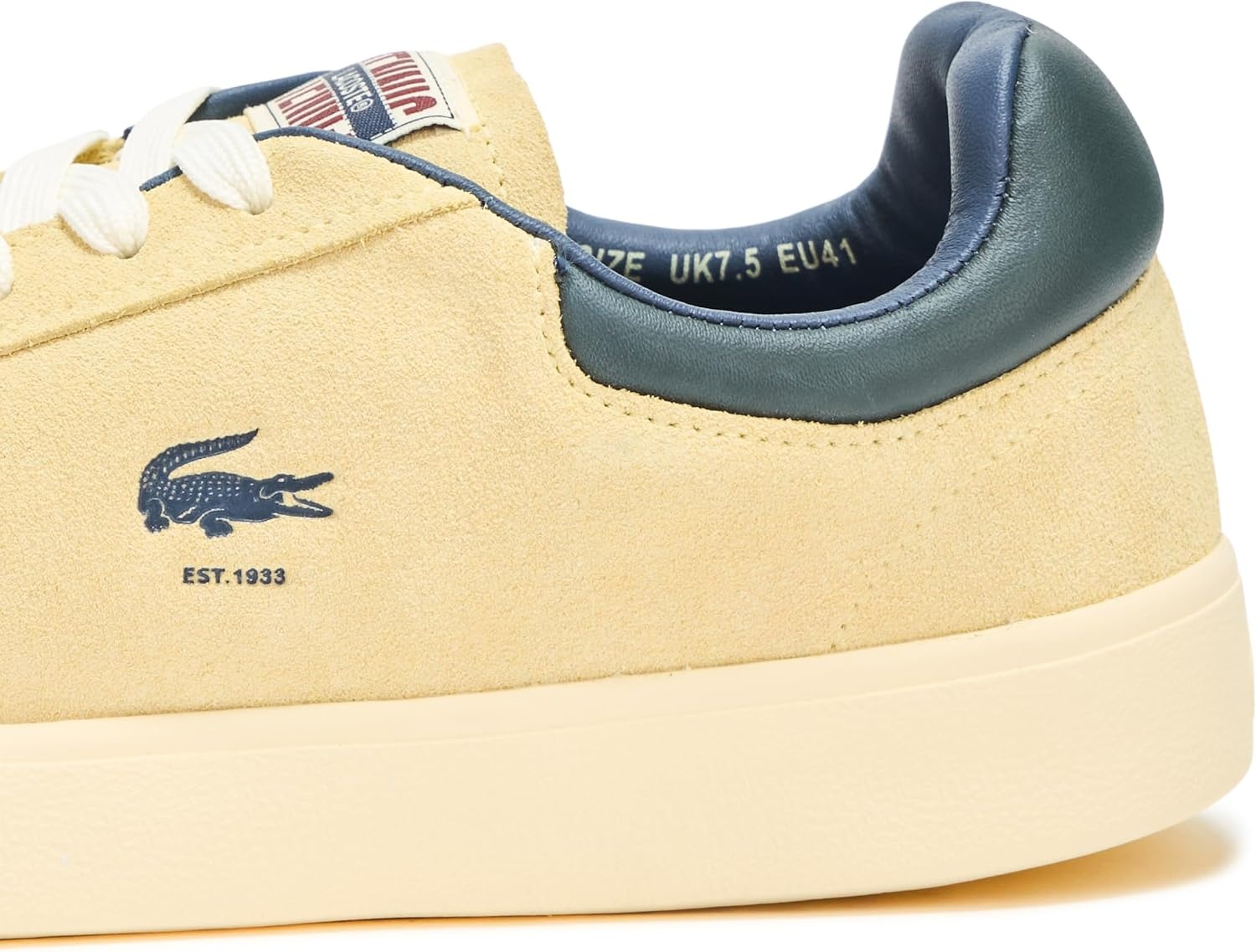 image:imageLacoste Womens Baseshot SneakerLight YellowLight Yellow