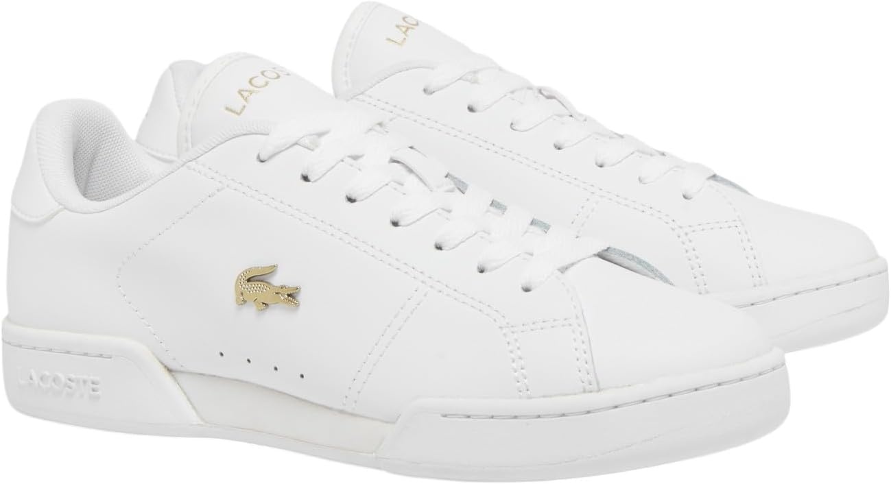 image:imageLacoste Womens Carnaby Cup SneakerWhiteGold