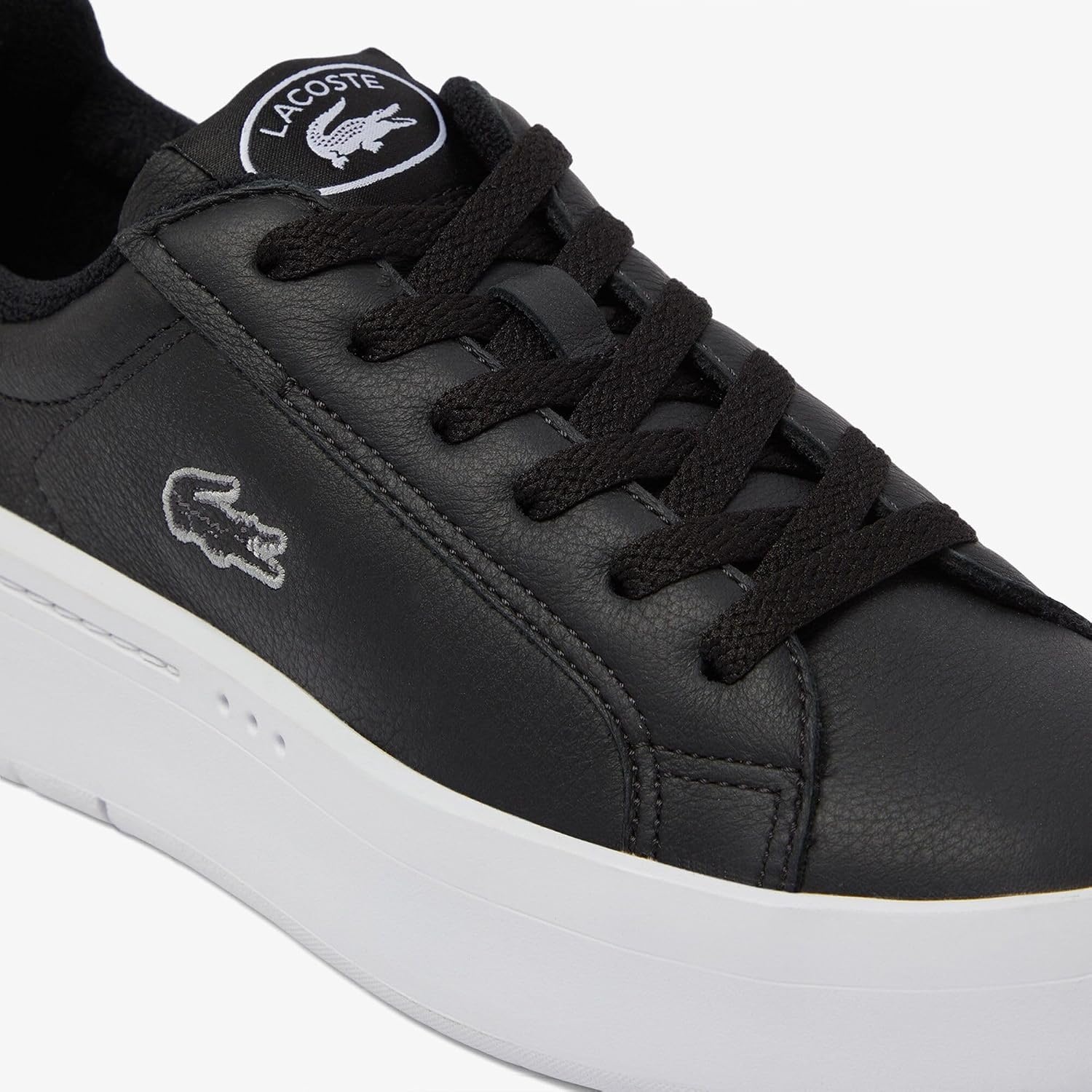 image:imageLacoste Womens Carnaby Platform SneakersBlackWhite