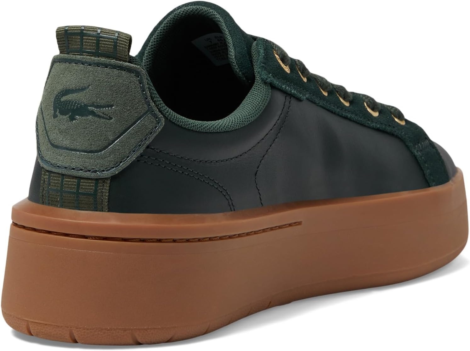 image:imageLacoste Womens Carnaby Platform SneakersDark GreenGum