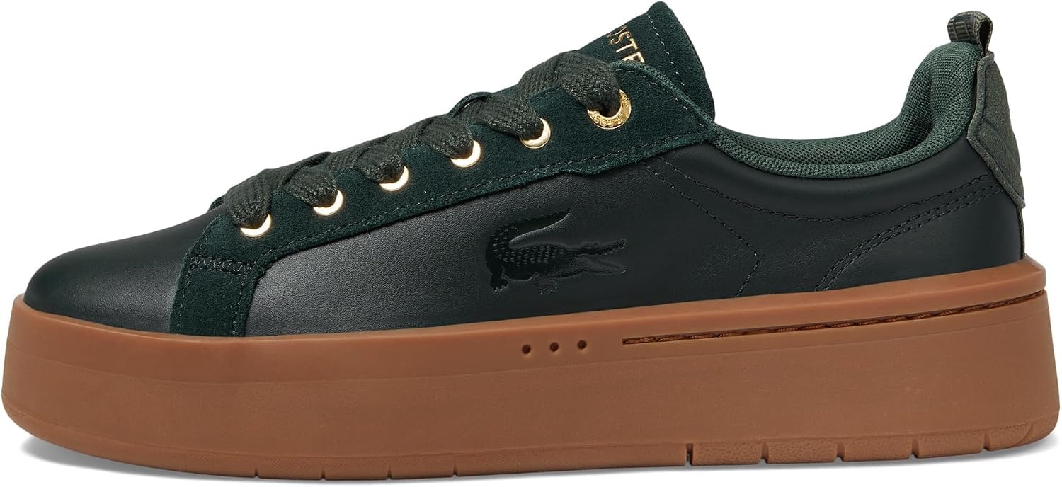 image:imageLacoste Womens Carnaby Platform SneakersDark GreenGum
