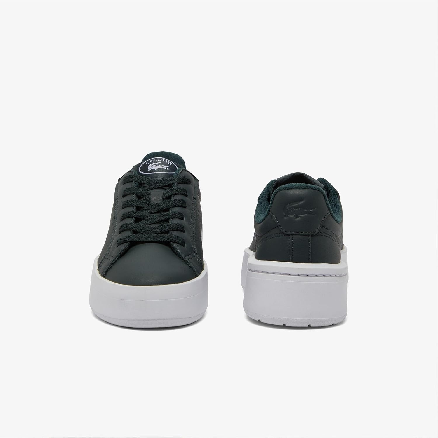 image:imageLacoste Womens Carnaby Platform SneakersDark GreenWhite
