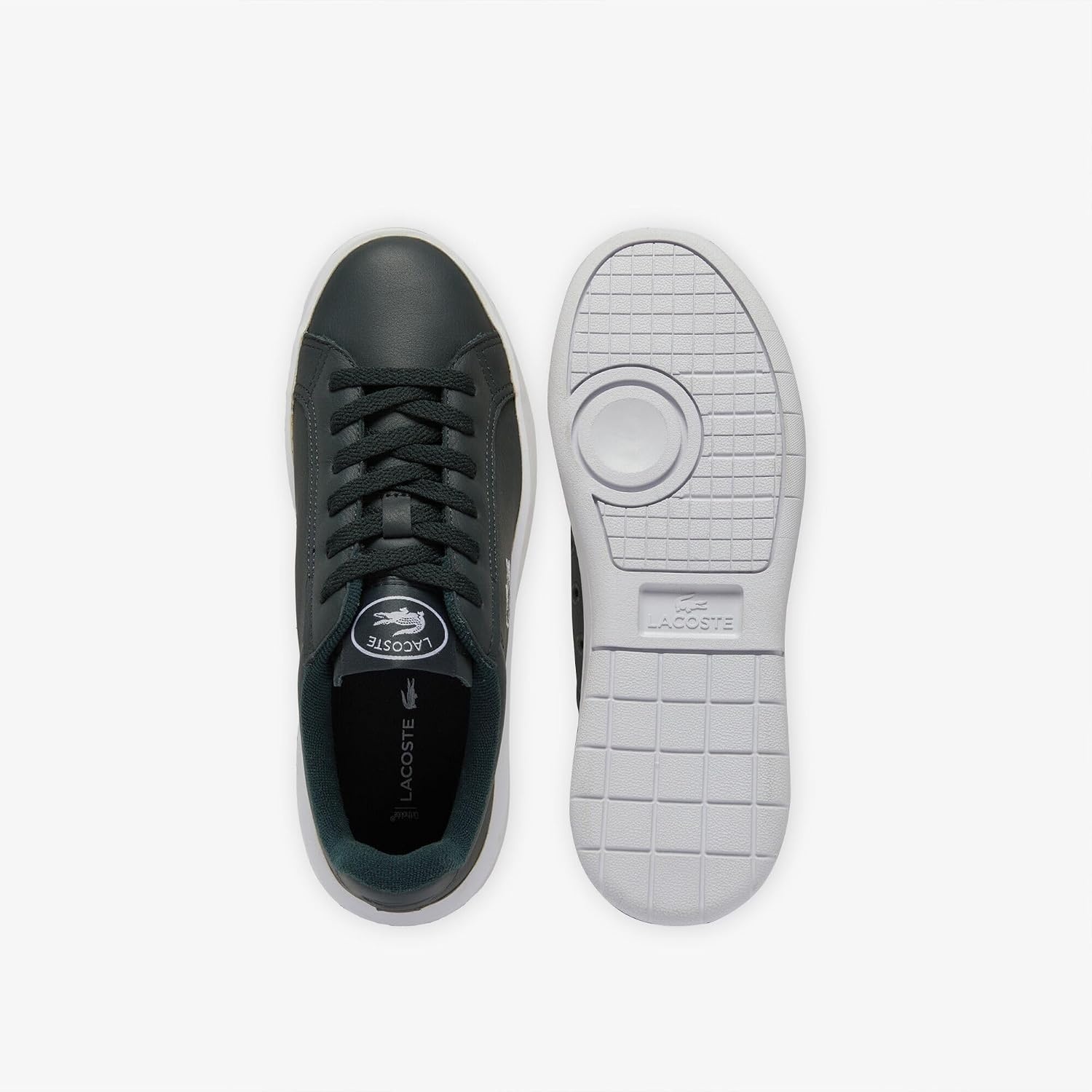 image:imageLacoste Womens Carnaby Platform SneakersDark GreenWhite