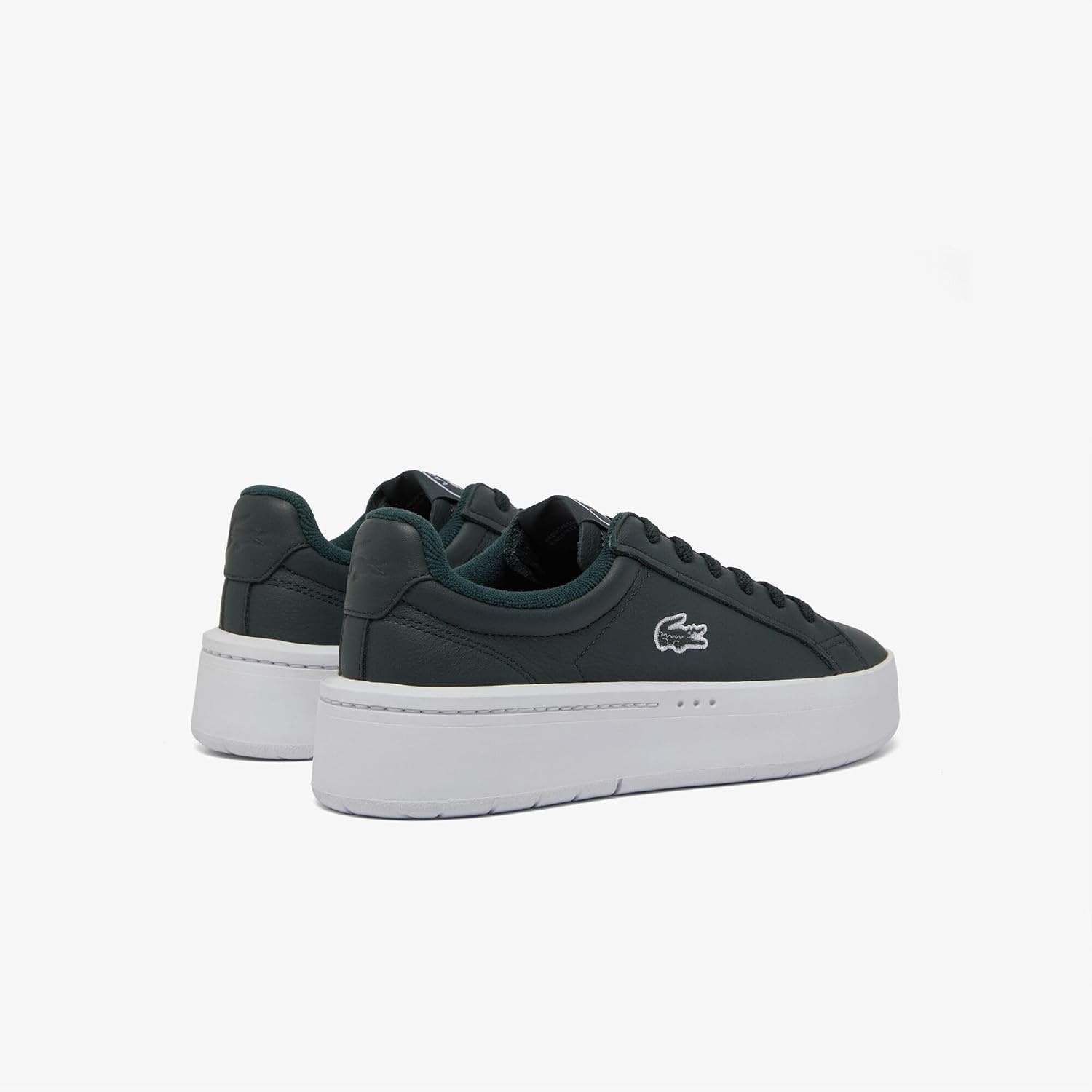 image:imageLacoste Womens Carnaby Platform SneakersDark GreenWhite