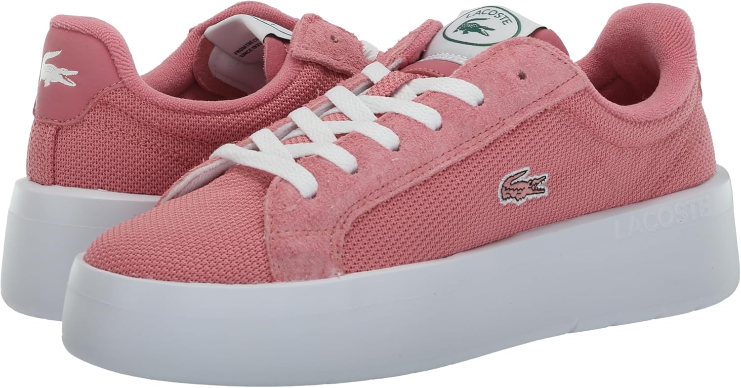 image:imageLacoste Womens Carnaby Platform SneakersPinkWhite