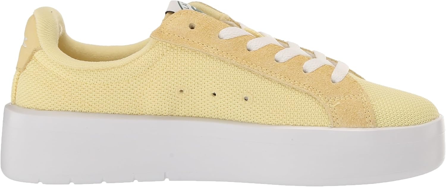 image:imageLacoste Womens Carnaby Platform SneakersYellowWhite