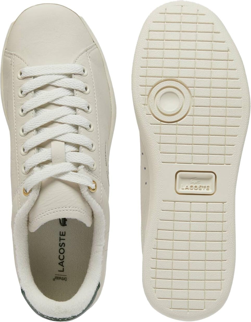 image:imageLacoste Womens Carnaby Set SneakerOff WhiteDark Green