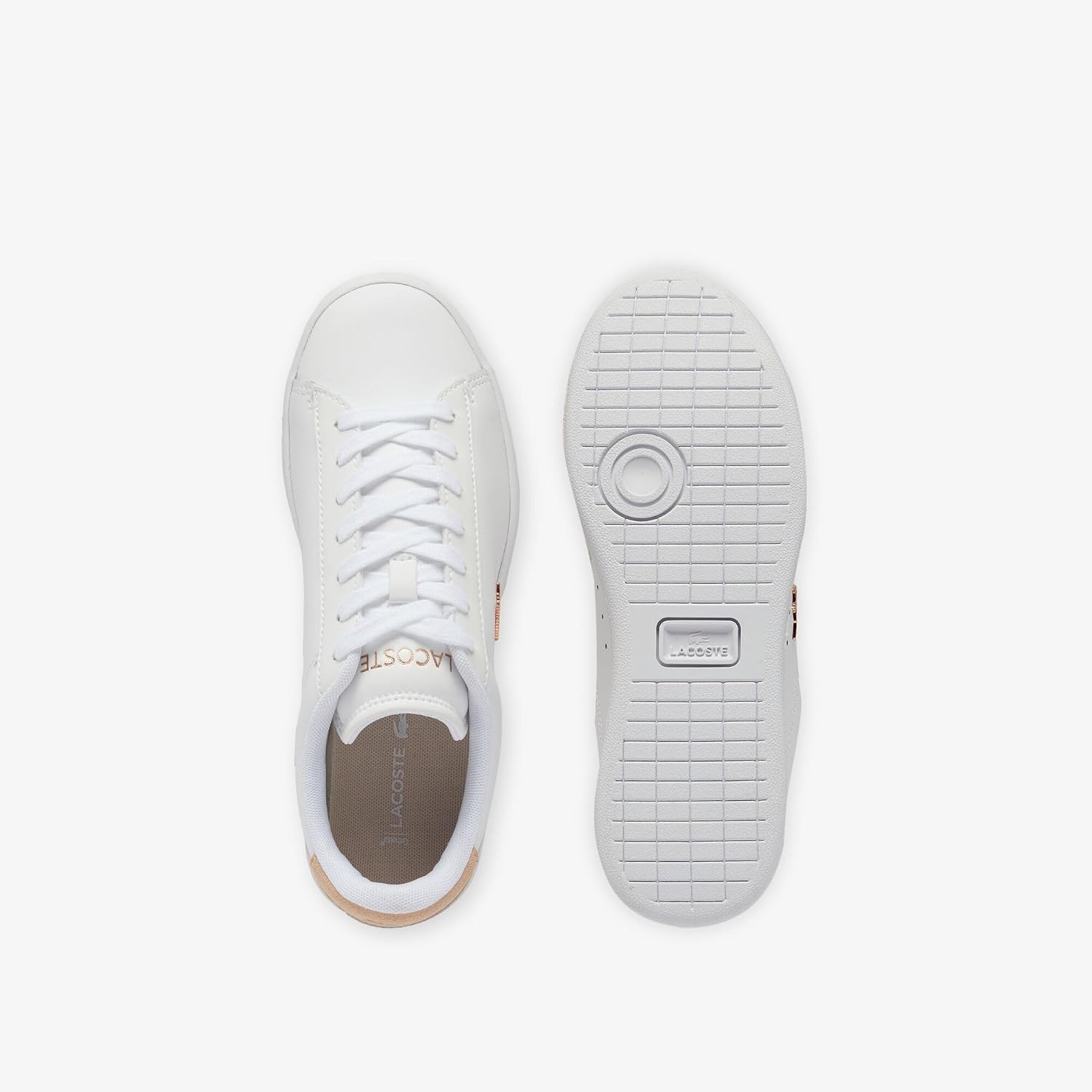 image:imageLacoste Womens Carnaby Set SneakerWhiteLight Pink