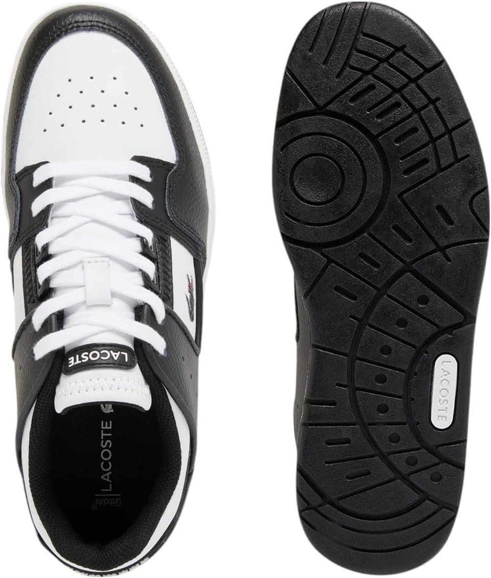image:imageLacoste Womens Court Cage Leather SneakersBlackWhite