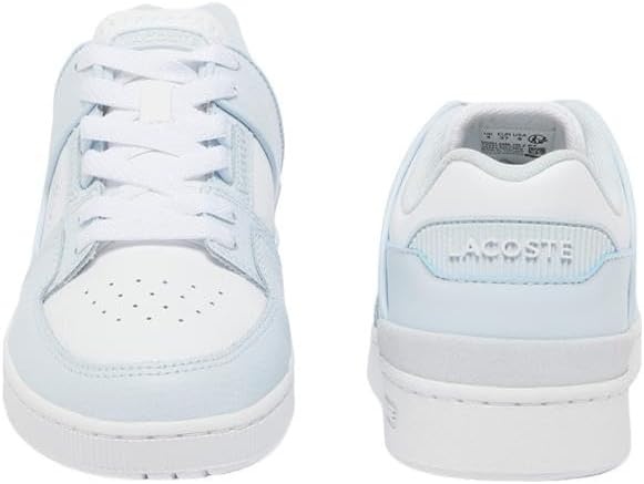 image:imageLacoste Womens Court Cage Leather SneakersLight BlueWhite