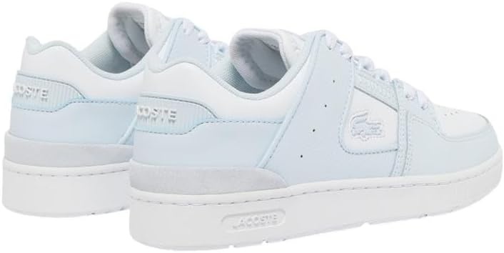 image:imageLacoste Womens Court Cage Leather SneakersLight BlueWhite