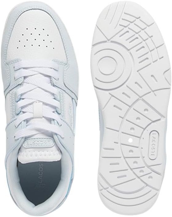 image:imageLacoste Womens Court Cage Leather SneakersLight BlueWhite