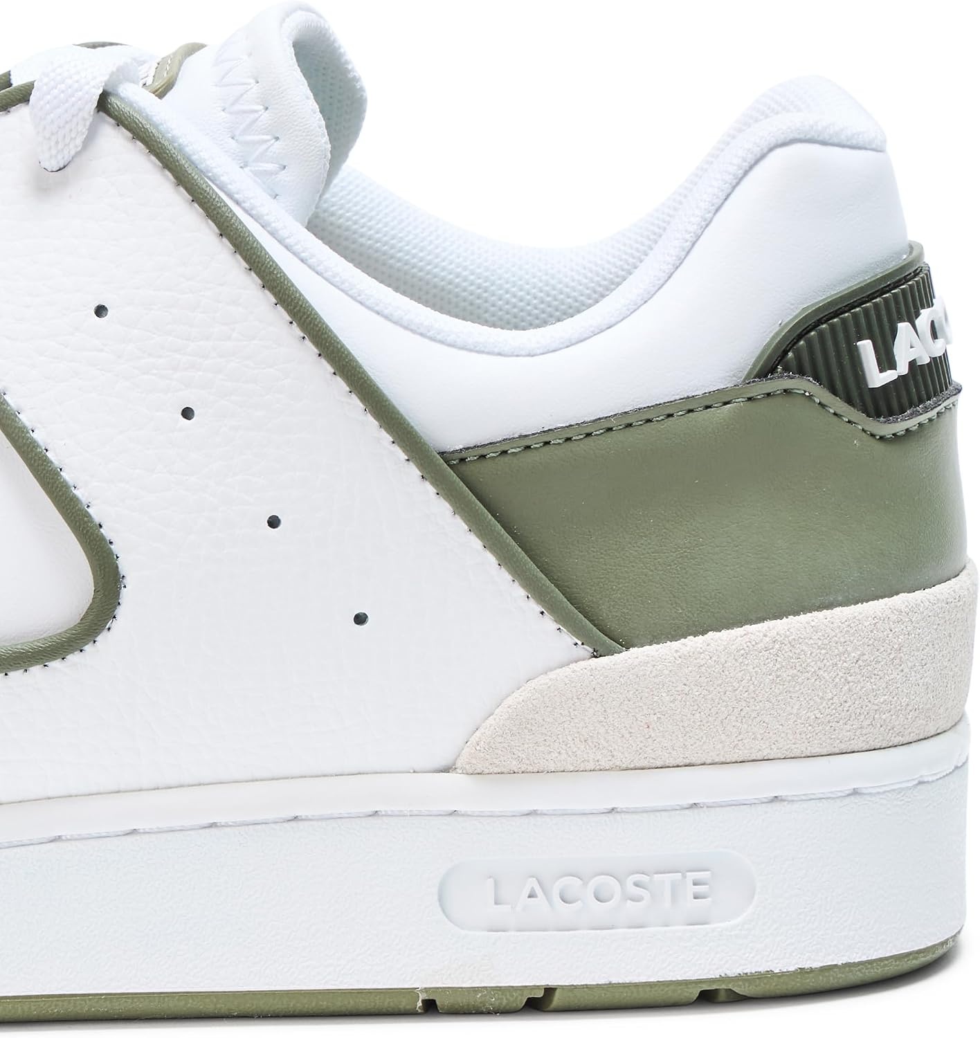 image:imageLacoste Womens Court Cage Leather SneakersWhite Khaki