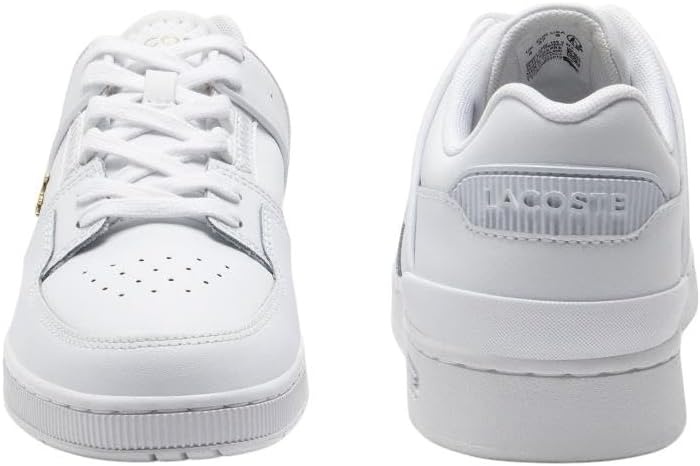 image:imageLacoste Womens Court Cage Leather SneakersWhiteGold
