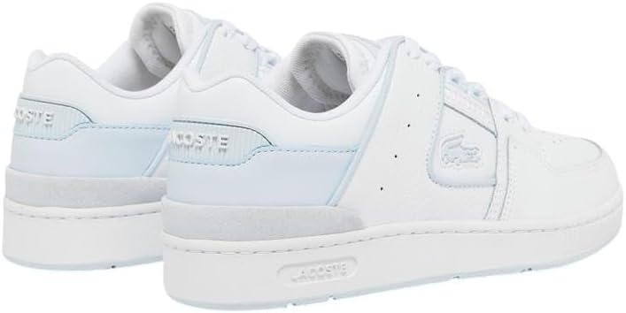 image:imageLacoste Womens Court Cage Leather SneakersWhiteLight Blue