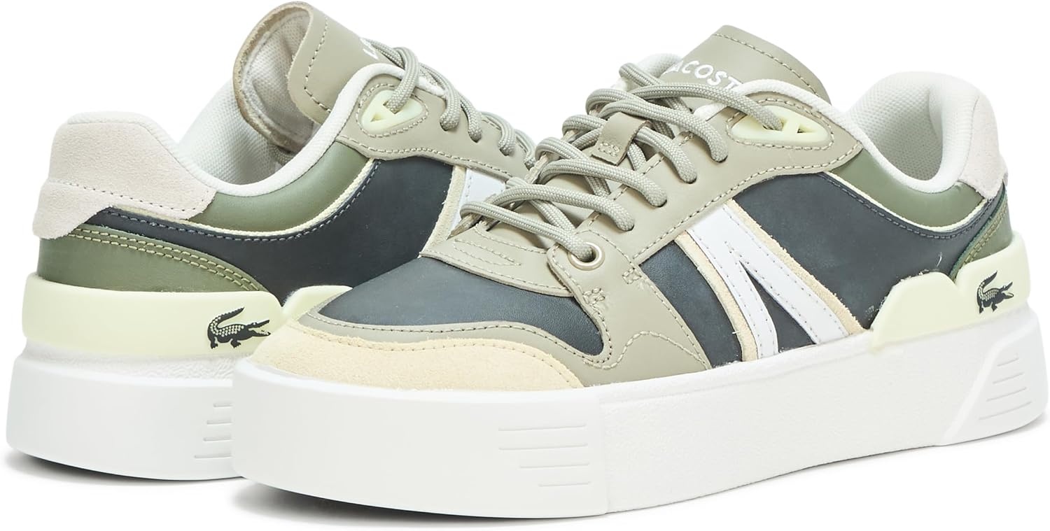 image:imageLacoste Womens L002 Evo SneakerKhakiWhite
