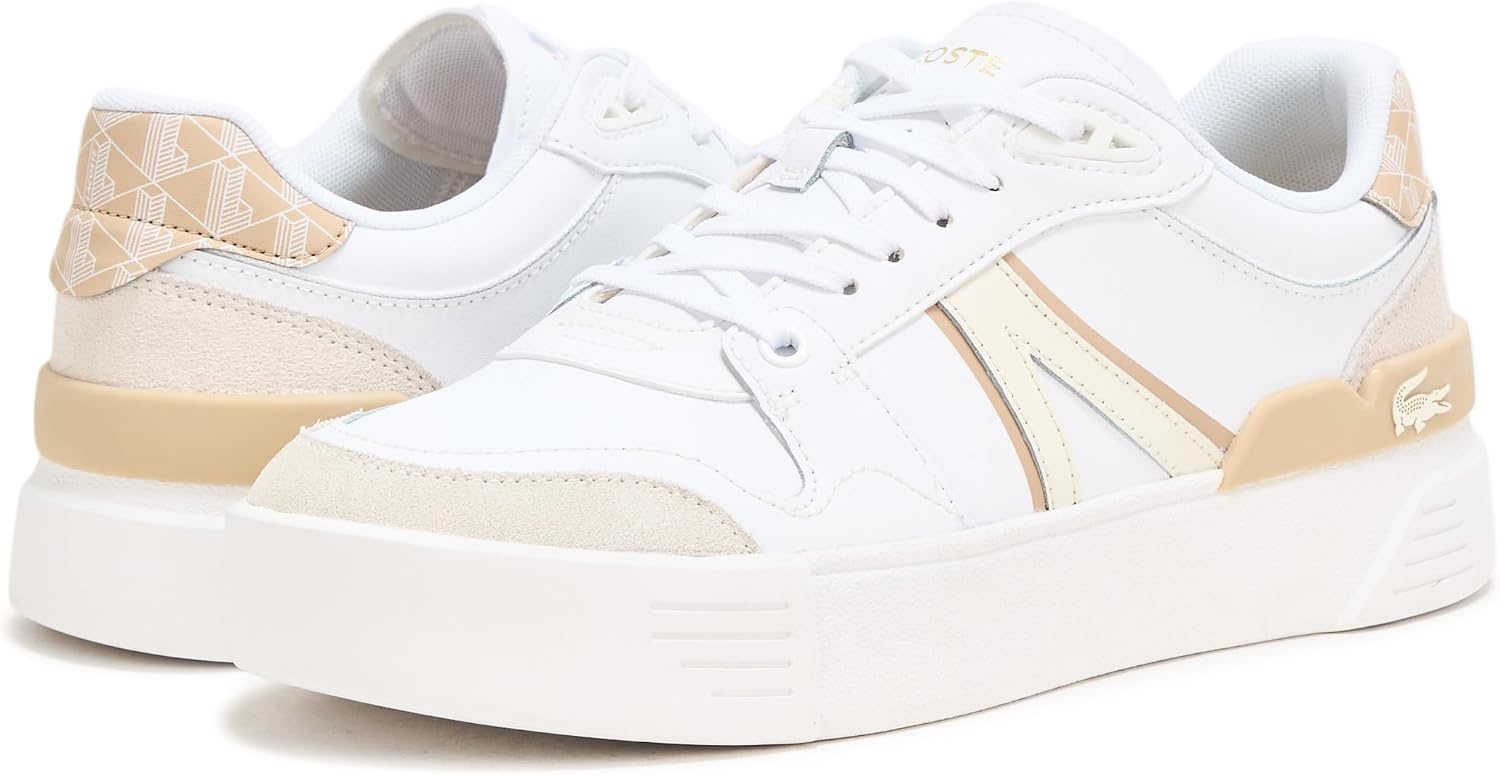 image:imageLacoste Womens L002 Evo SneakerWhiteLight Brown