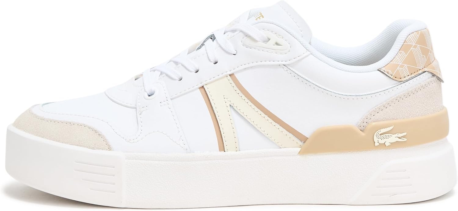 image:imageLacoste Womens L002 Evo SneakerWhiteLight Brown