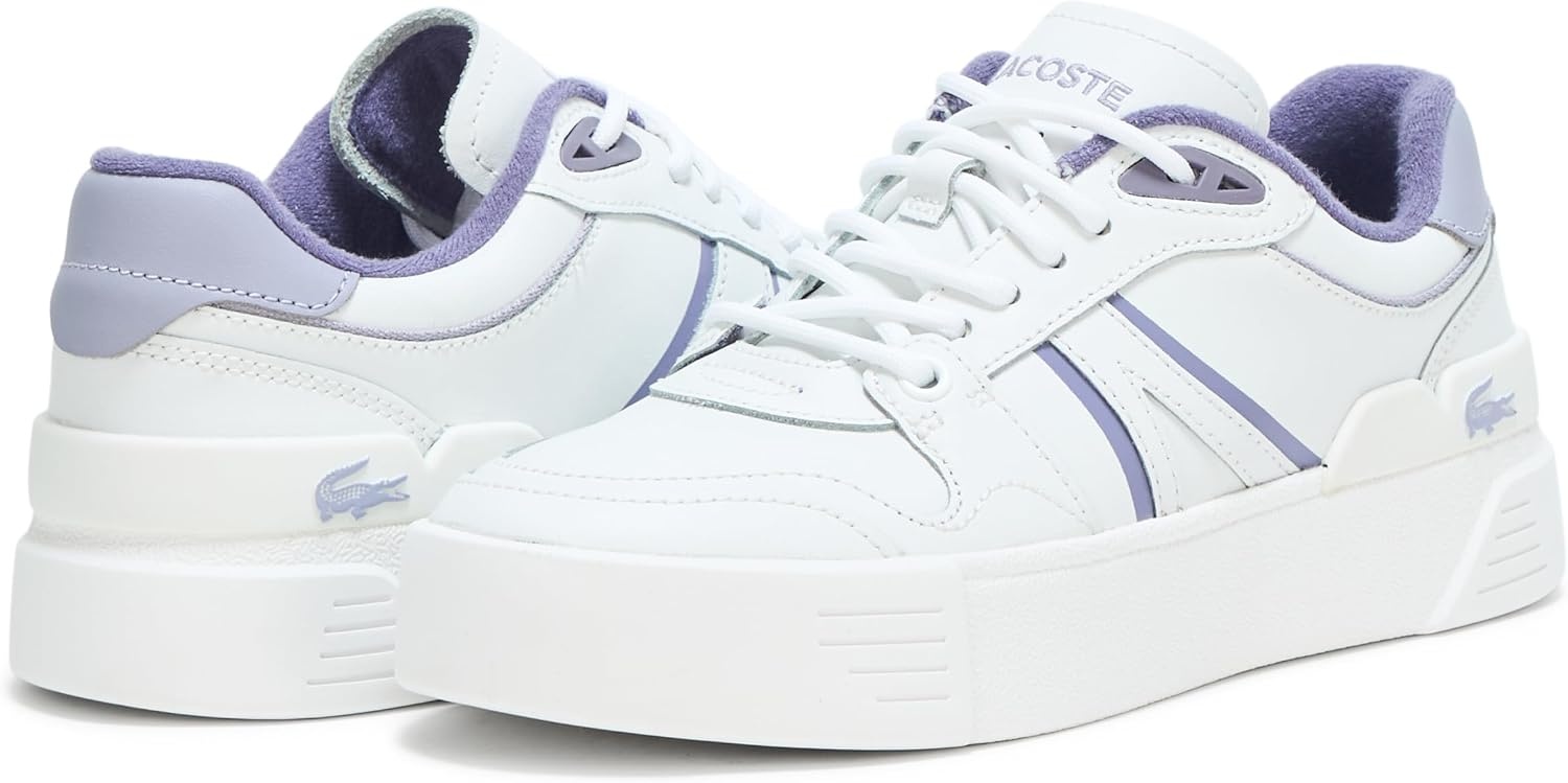 image:imageLacoste Womens L002 Evo SneakerWhiteLight Purple